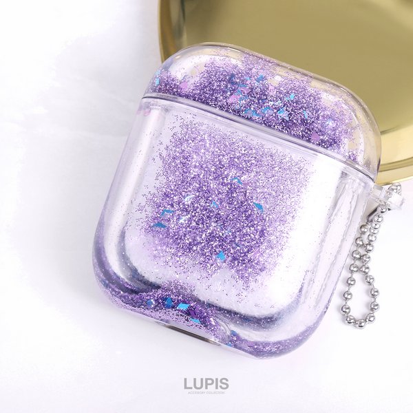 【美品】Air Pods Pro2 cassidyケース付き グリッターラメAirPodsケース【AirPods・AirPods2】 - 激安手帳型