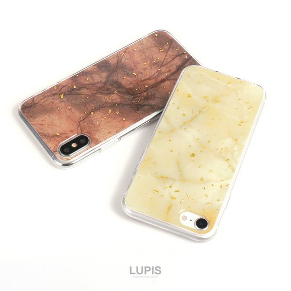 マーブル×ゴールドリーフiPhoneケース【iPhone7・iPhone8・iPhoneSE(第