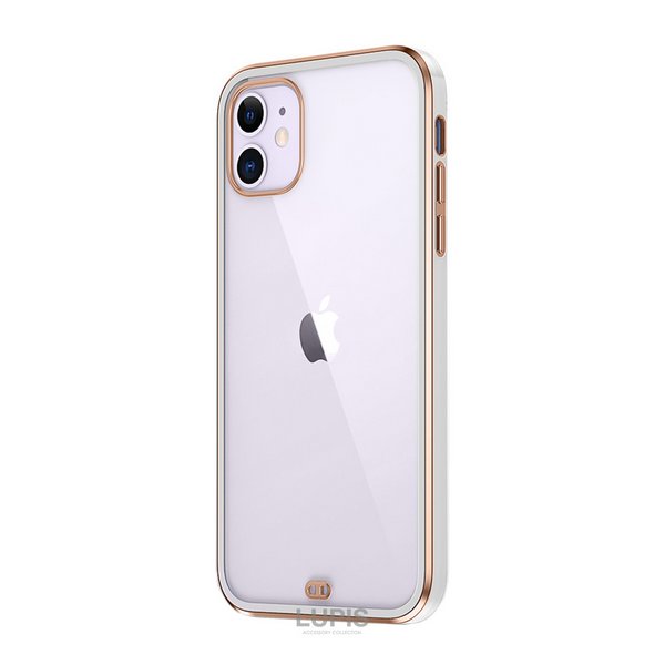 モノトーン×メタルフレームクリアiPhoneケース【iPhone12・iPhone12Pro