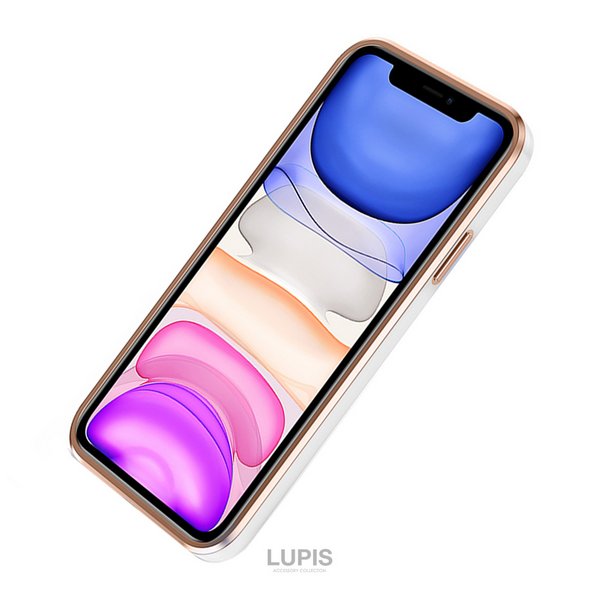モノトーン×メタルフレームクリアiPhoneケース【iPhone12・iPhone12Pro