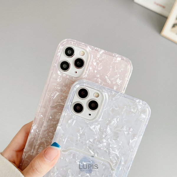 カードポケットシェルiPhoneケース【iPhone13】 - 激安手帳型