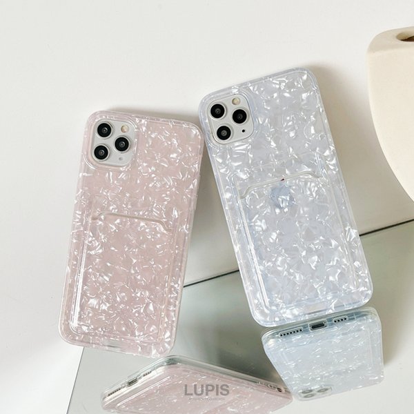 カードポケットシェルiPhoneケース【iPhone13】 - 激安手帳型iPhone