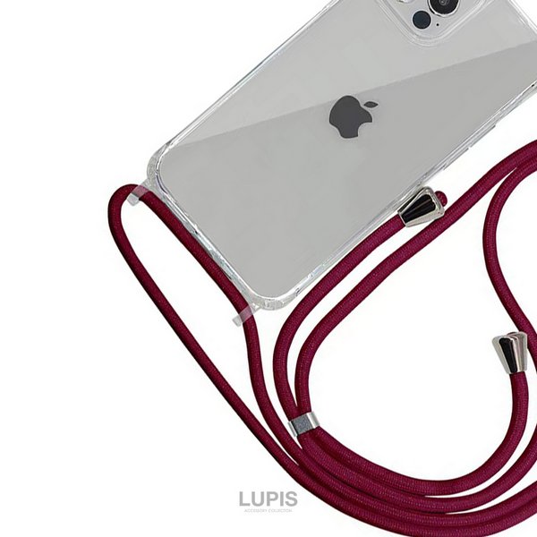 ショルダーホール付きクリアiPhoneケース【iPhone13・iPhone14