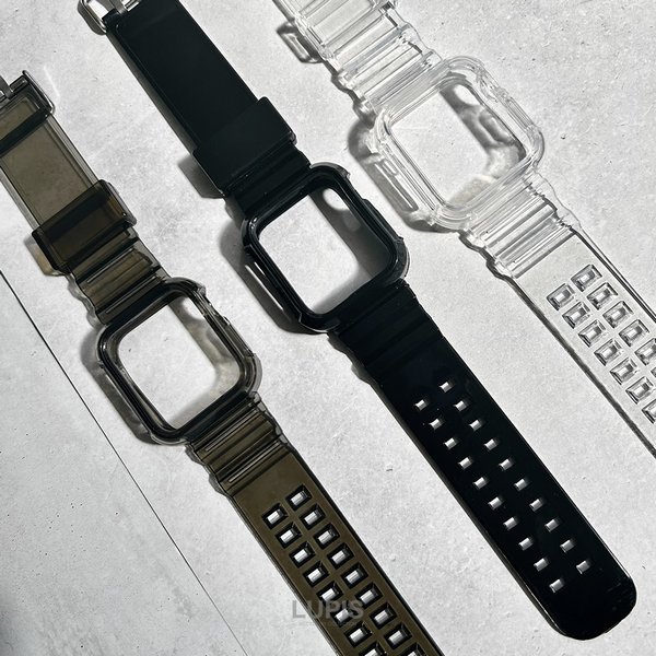 クリアカラーAppleWatchバンド【38mm・40mm・41mm・42mm】 - iphone