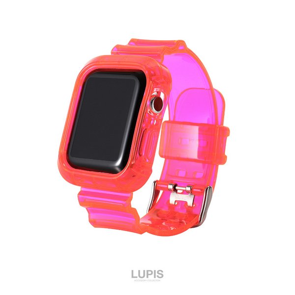 スマホアクセサリー Applewatch3NIKE+38mm クリアカラーAppleWatchバンド【38mm・40mm・41mm・42mm】 - iphone