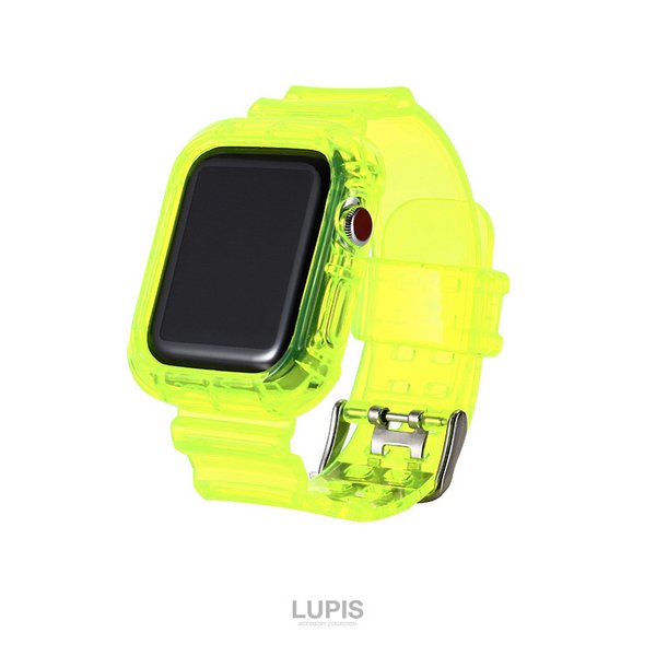 クリアカラーAppleWatchバンド【38mm・40mm・41mm・42mm】 - iphone