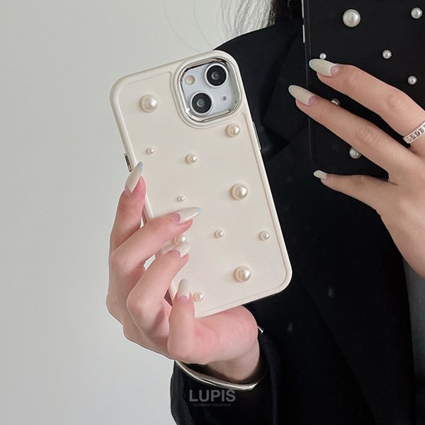 ドットパールiPhoneケース【iPhone14・iPhone15】 - iphone