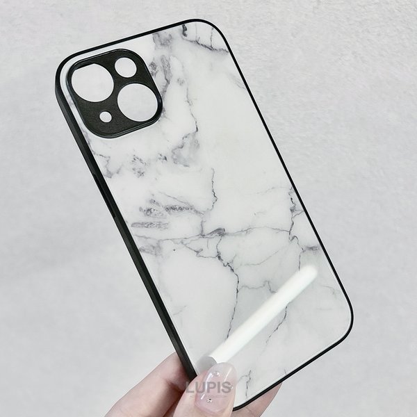 マーブルストーンiPhoneケース【iPhone14・iPhone15】 - iphoneケース