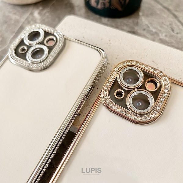 キラキラメタルフレームiPhoneケース【iPhone14・iPhone15】 - iphone