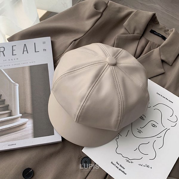 美品 THE REAL McCOY'S レザー キャスケット 帽子 207P△ THE REAL