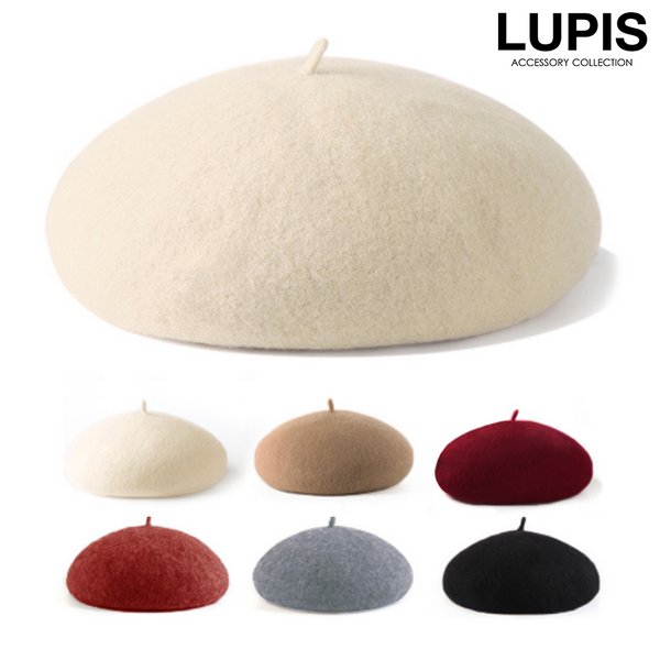 LUPUY グレーベレー帽 de06dfdbf3f54d7280471c5c72dcf5
