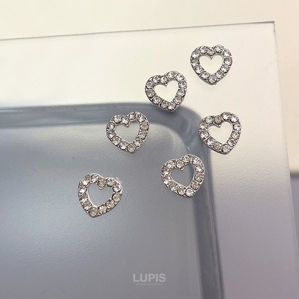 きらきらオープンハートピアス| 激安ピアスの通販販売 - ルピス(LUPIS)