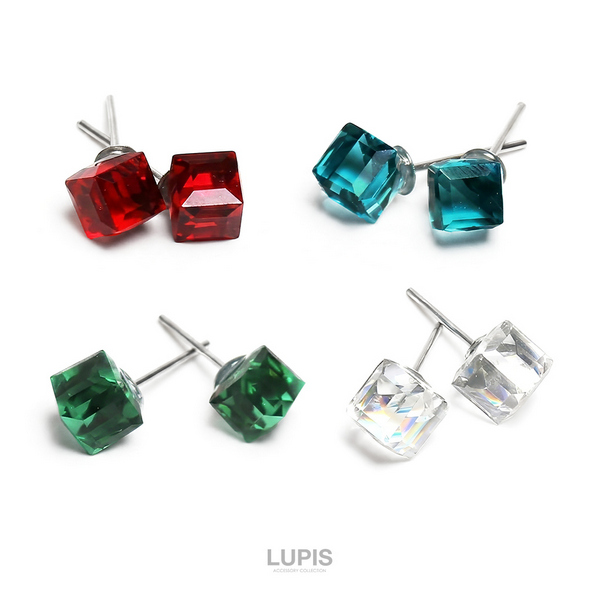 キューブモチーフピアス| 激安ピアスの通販販売 - ルピス(LUPIS)
