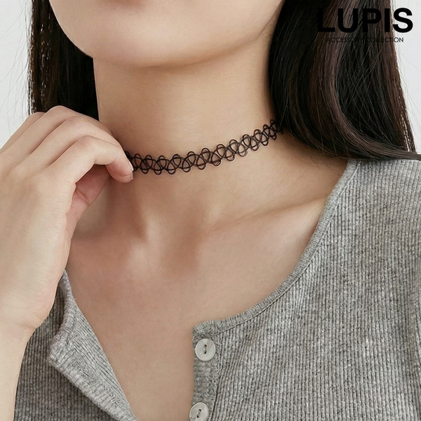 ブラックタトゥーチョーカー - ネックレスを激安で通販販売 | プチプラ