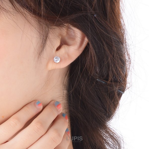 ラウンドカットストーンマグネットピアス | 激安イヤリングの通販販売