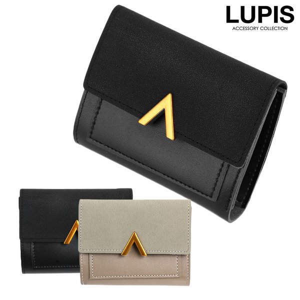 Vカット3つ折りコンパクトウォレット - バッグ・ポーチ・財布を激安で