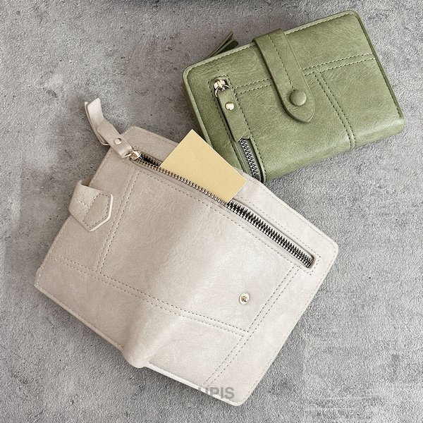 フロントボタン2つ折りウォレット - バッグ・ポーチ・財布を激安で通販