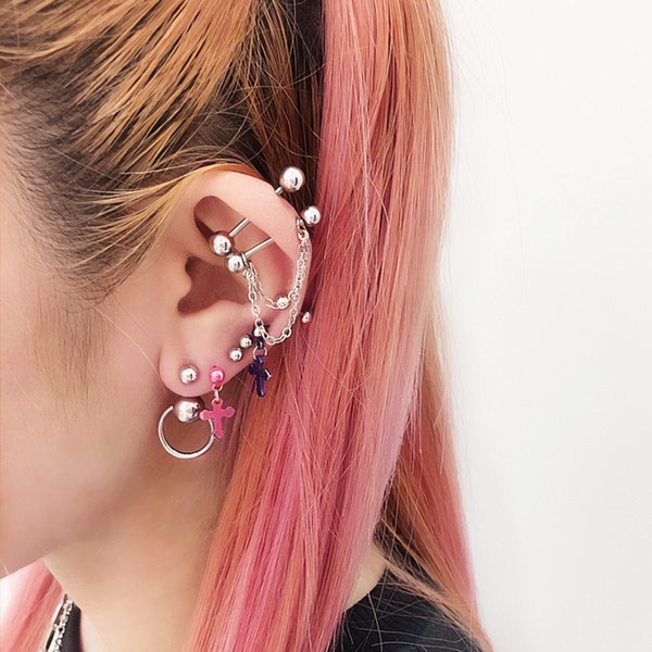 14G】スレイブバナナバーベルボディピアス・へそピアス/ボディピ