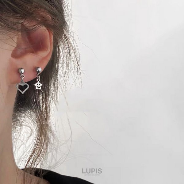 18G】メタルチャームストレートバーベルボディピアス - ボディ