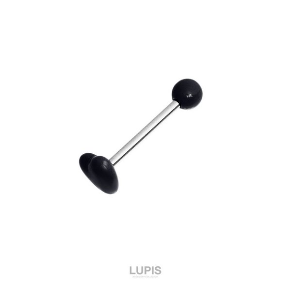 14G】ぷっくりハートストレートバーベルボディピアス - ボディピアスを
