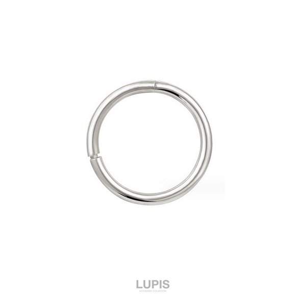 PICOLLET プラチナ セグメントリング フープ ピアス16G 6.5mm