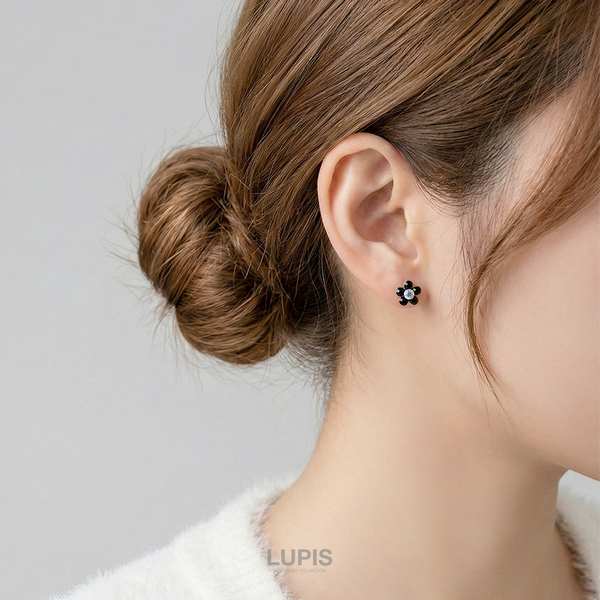 プチフラワーストーンピアス| 激安ピアスの通販販売 - ルピス(LUPIS)