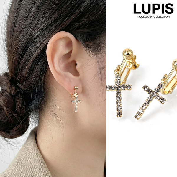 シャインクロスイヤリング | 激安イヤリングの通販販売 - ルピス(LUPIS)