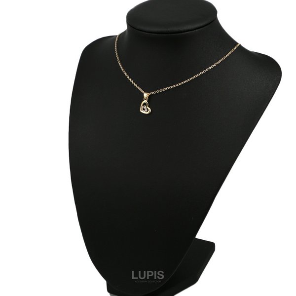 ダブルオープンハートパヴェネックレス - ネックレスを激安で通販販売