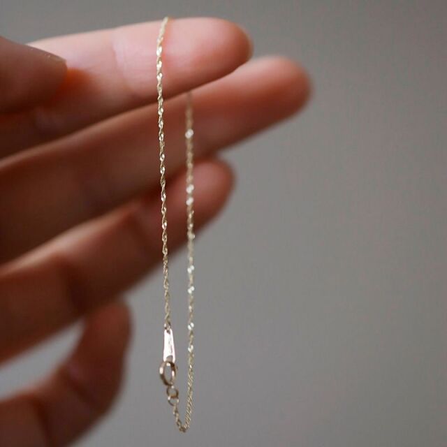 ゴールドスクリューチェーンブレスレット【送料無料】- 大人ジュエリー