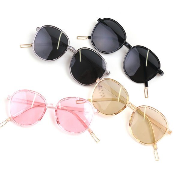 クリアカラーフレームボストンサングラス - 激安サングラスの通販販売