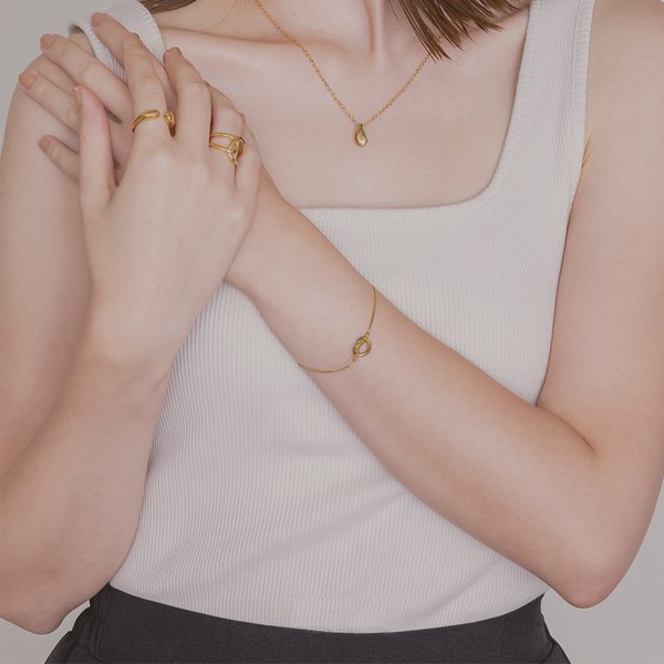 エルルナ様　リクエスト品　ブレスレット2点 金属アレルギー対応 316L】シンプルペタルチェーンステンレス