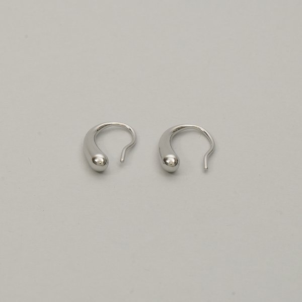 金属アレルギー対応 316L】ドロップステンレスフックピアス