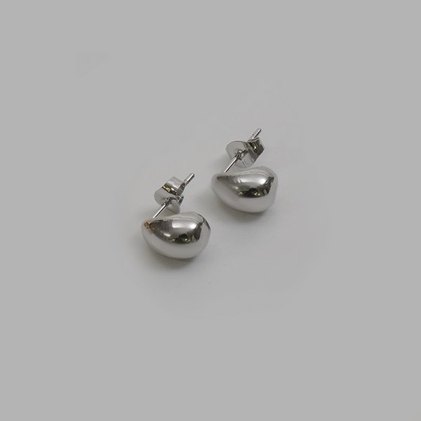 金属アレルギー対応 316L】ドロップステンレスピアス - ネックレスを