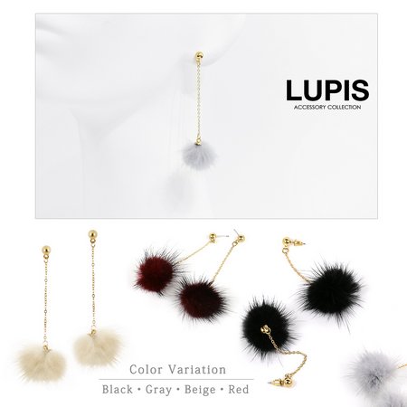 ロングチェーンファーピアス | 激安ピアスの通販販売 - ルピス(LUPIS)