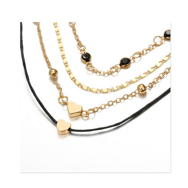 ゴールドハートポイントアンクレットセット - アンクレットを激安で