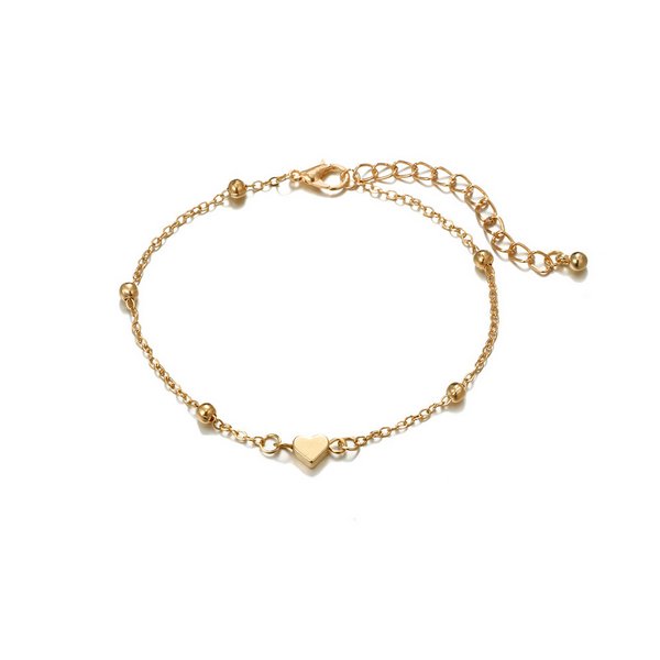 ゴールドハートポイントアンクレットセット - アンクレットを激安で