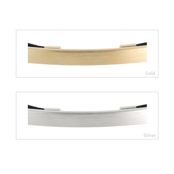 ルビルビ様 オーダーヘアゴム マットメタルスクエアカーブバーヘアゴム - ヘアアクセサリーを