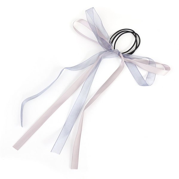 オーガンジー サテンリボンヘアゴム 激安ヘアアクセサリーットの通販販売 ルピス Lupis