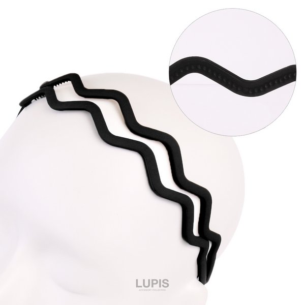 シンプルウェーブカチューシャ - ヘアアクセサリーを激安で通販販売