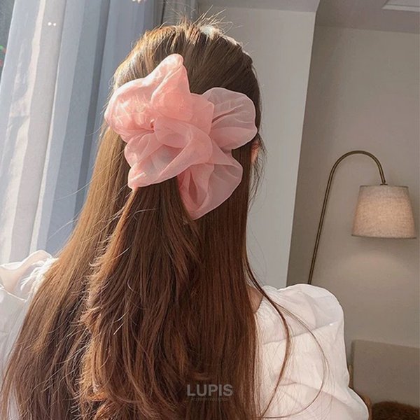 オーガンジーボリュームシュシュ - ヘアアクセサリーを激安で通販販売