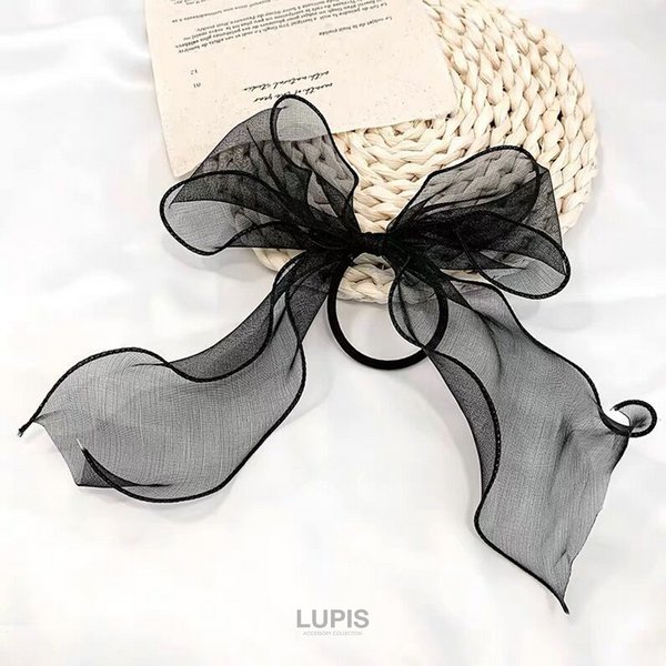 オーガンジーリボンヘアゴム - ヘアアクセサリーを激安で通販販売