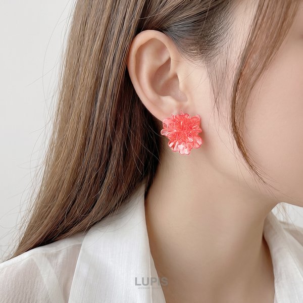 クリアフラワーピアス | 激安ピアスの通販販売 - ルピス(LUPIS)