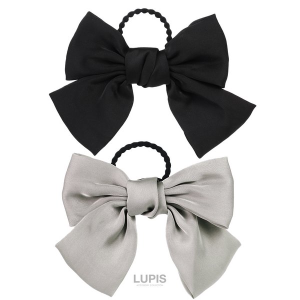 BIGリボンシックカラーヘアゴム - ヘアアクセサリーを激安で通販販売