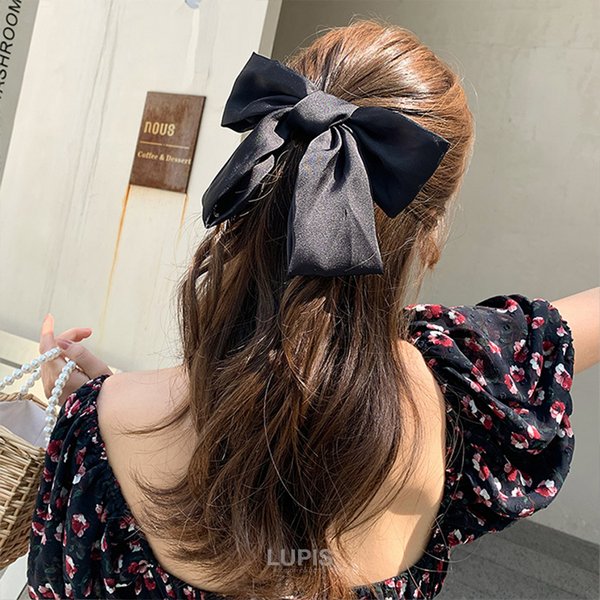 BIGリボンシックカラーヘアゴム - ヘアアクセサリーを激安で通販