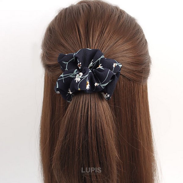 レトロボタニカルシュシュ - ヘアアクセサリーを激安で通販販売