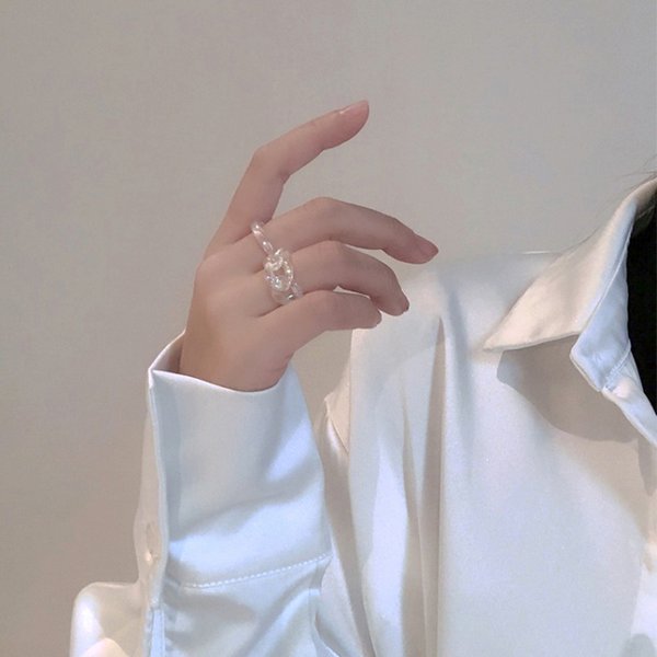 つ*る様 超豪華‼️天然ルビーリングとバングルのセット 金属アレルギー対応 316L】クロスノットステンレスリング - リング