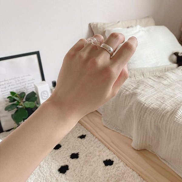 オーロラチェーンリングセット - リング（指輪）を激安で通販販売