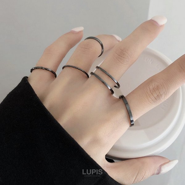 シンプルメタルリングセット - リング（指輪）を激安で通販販売