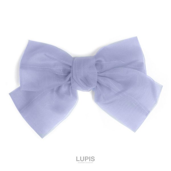 オーガンジーBIGリボンヘアクリップ - ヘアアクセサリーを激安で通販