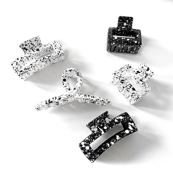 モノトーンペイントバンスクリップ - ヘアアクセサリーを激安で通販